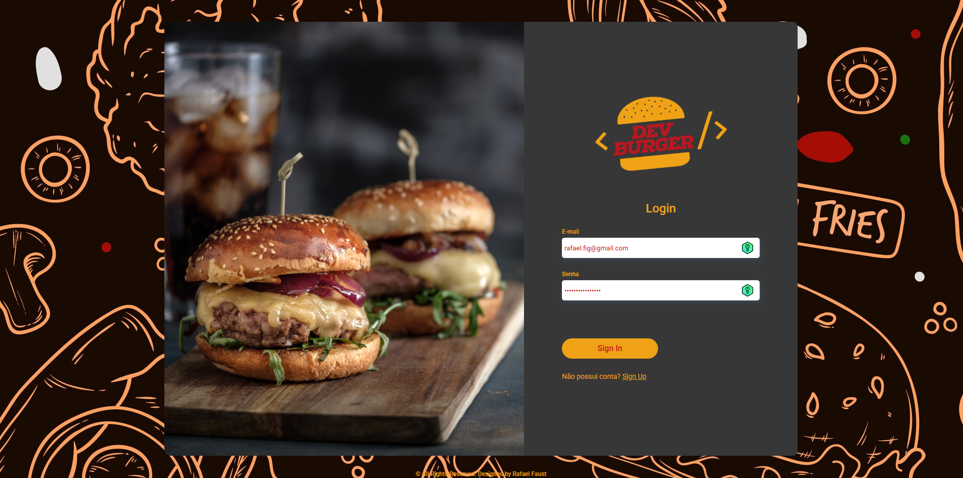 E-commerce de Produtos Fast Food